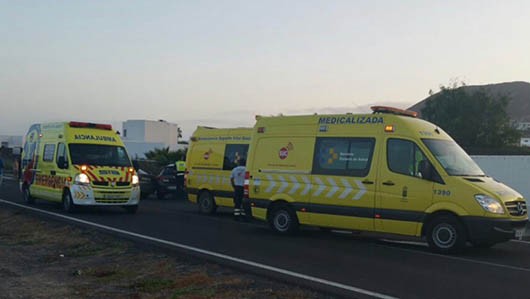 Tres Heridos De Carácter Grave Tras La Colisión Frontal De Dos Vehículos En Playa Blanca